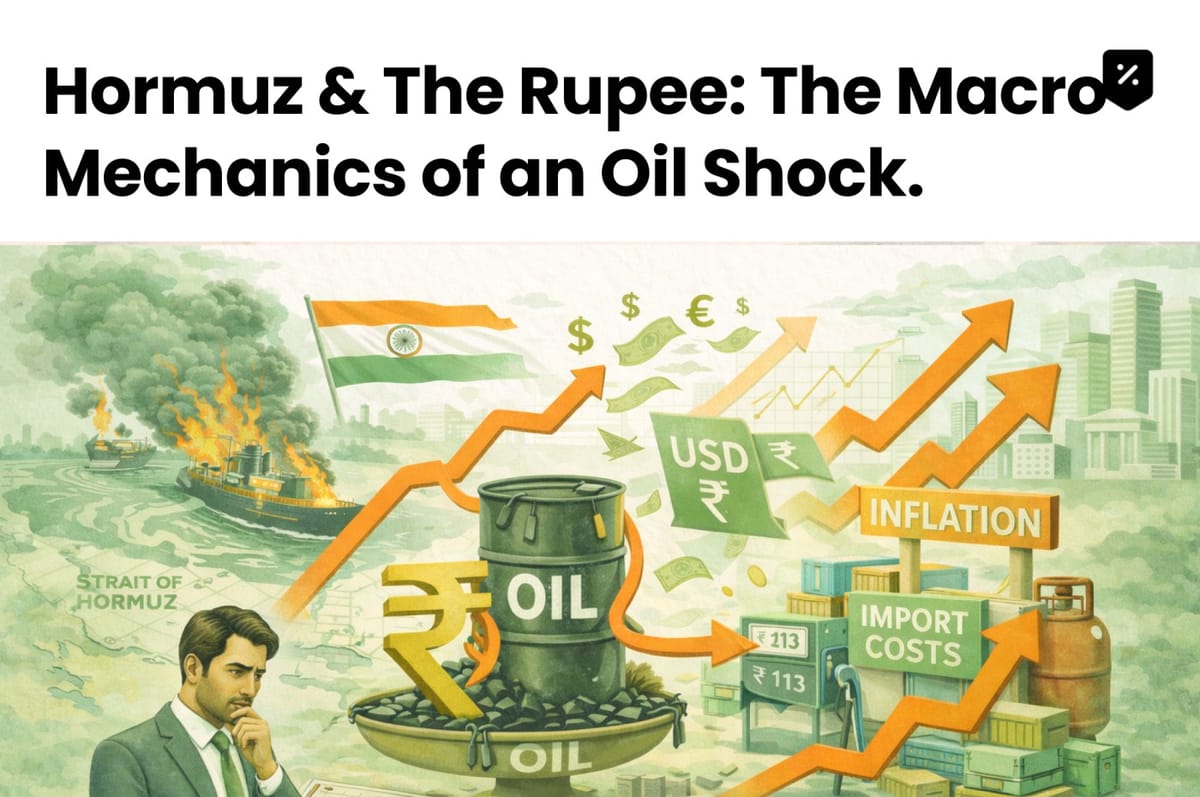 Hormuz & The Rupee: The Macro-Mechanics of an Oil Shock.