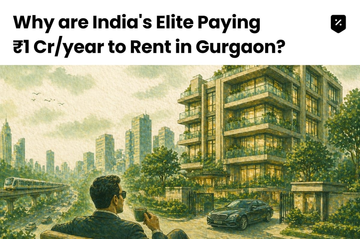Why are India's Elite Paying ₹1 Cr/year to Rent in Gurgaon?
