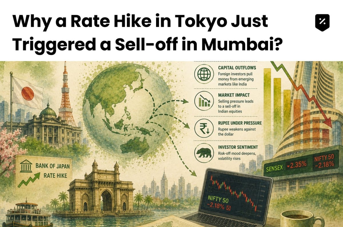 Why a Rate Hike in Tokyo Just Triggered a Sell-off in Mumbai?