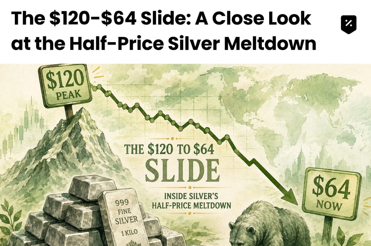 The $120-$64 Slide: A Close Look at the Half-Price Silver Meltdown