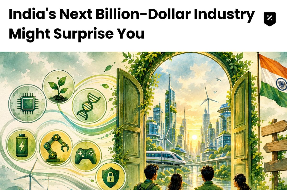 India's Next Billion-Dollar Industry Might Surprise You