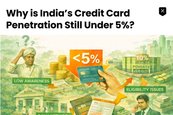 Why is India’s Credit Card Penetration Still Under 5%?