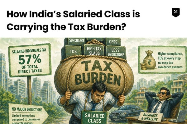 How India’s Salaried Class is Carrying the Tax Burden?
