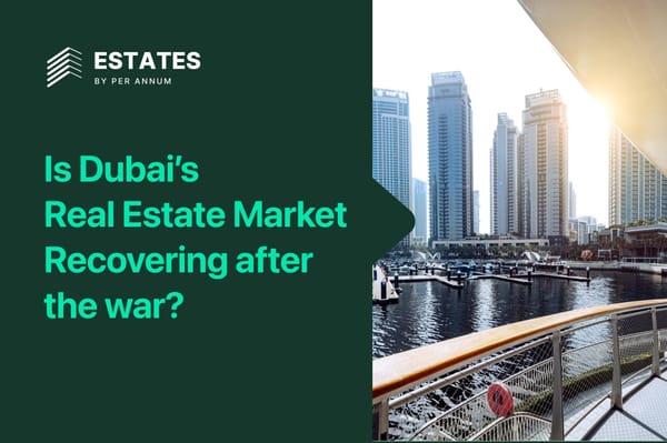 Is Dubai’s Property Market Recovering After a 24% Drop in Q1 Deals?