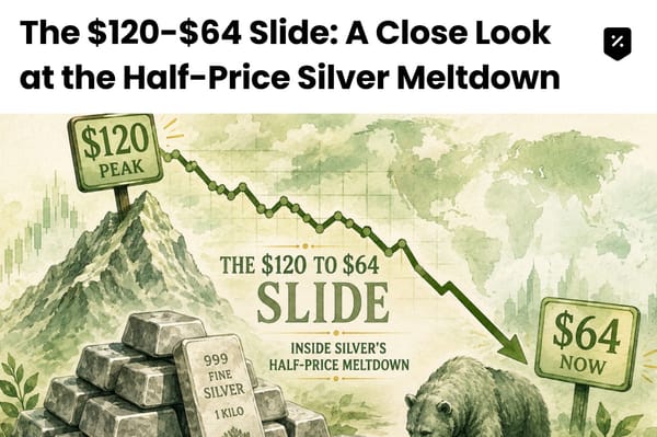 The $120-$64 Slide: A Close Look at the Half-Price Silver Meltdown