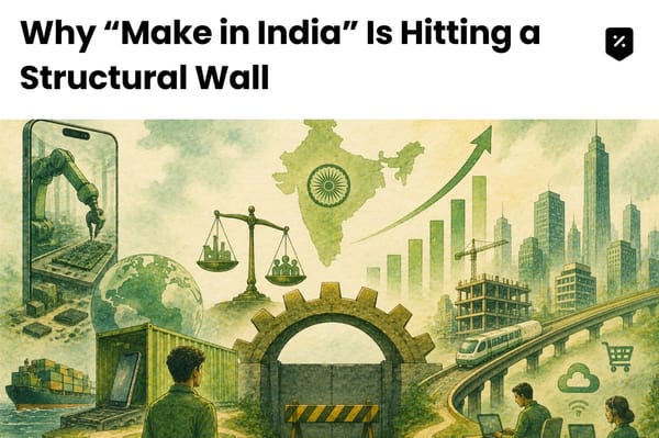 Why “Make in India” Is Hitting a Structural Wall